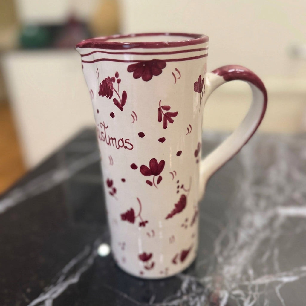 Carafe "It's Christmas Time" bordeaux