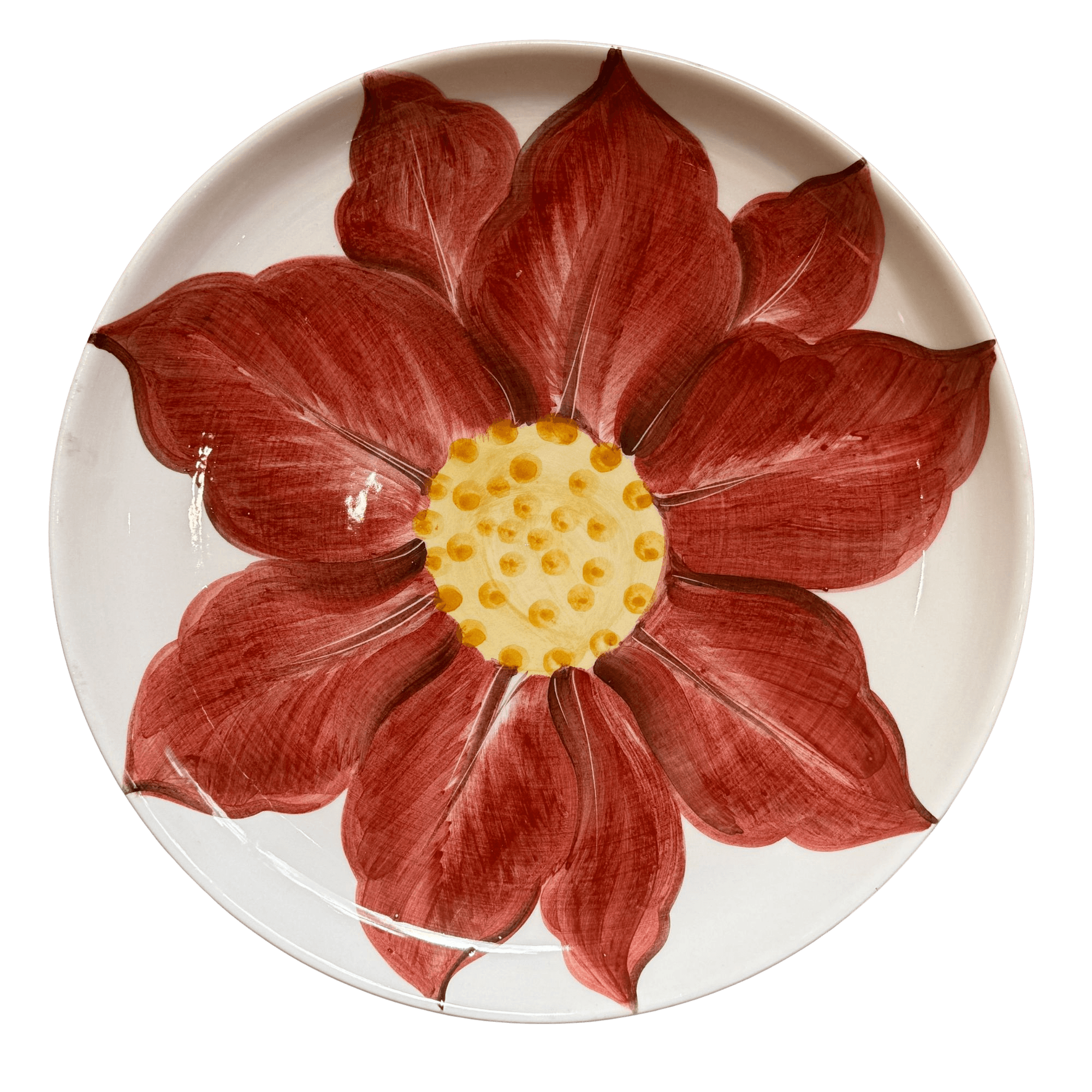Fleur rouge 27 cm