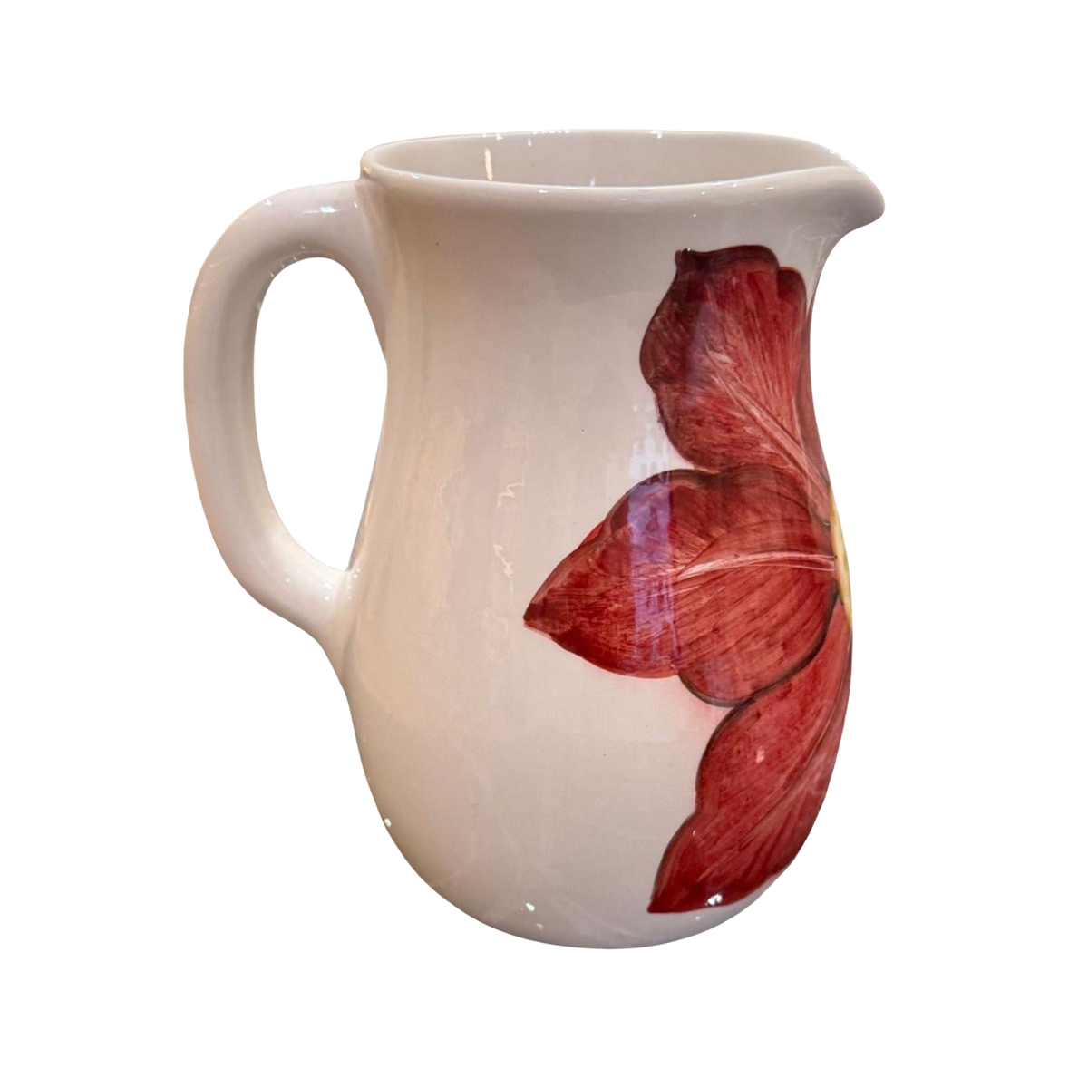 Fleur rouge carafe