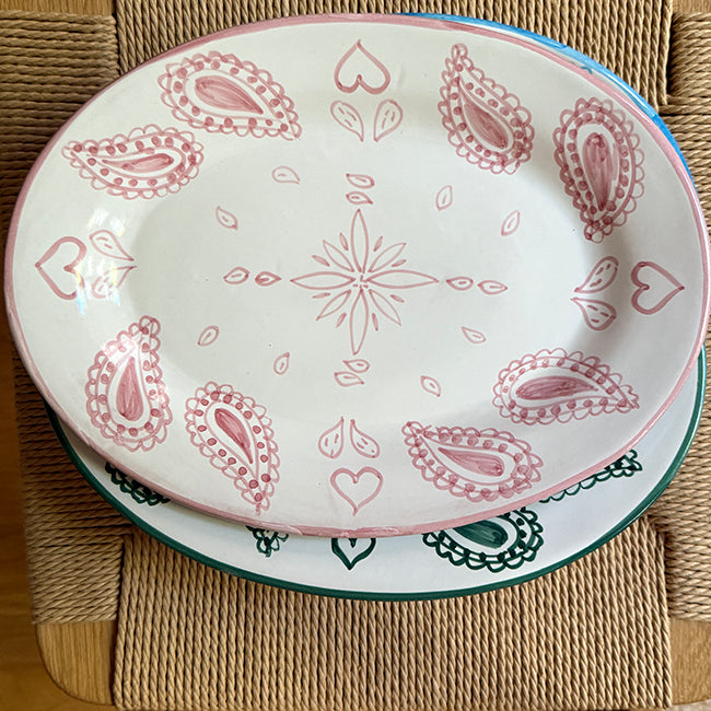 Plat Ovale Bandana Turquoise Arizona