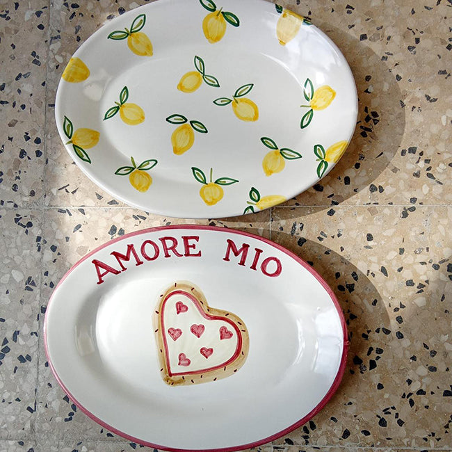 Plat Ovale Citrons POPOLO x BONTON