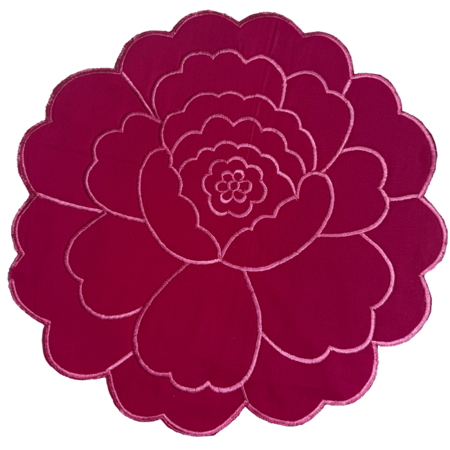 Set de Table Pivoine Rose