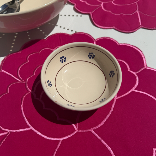 Set de Table Pivoine Rose