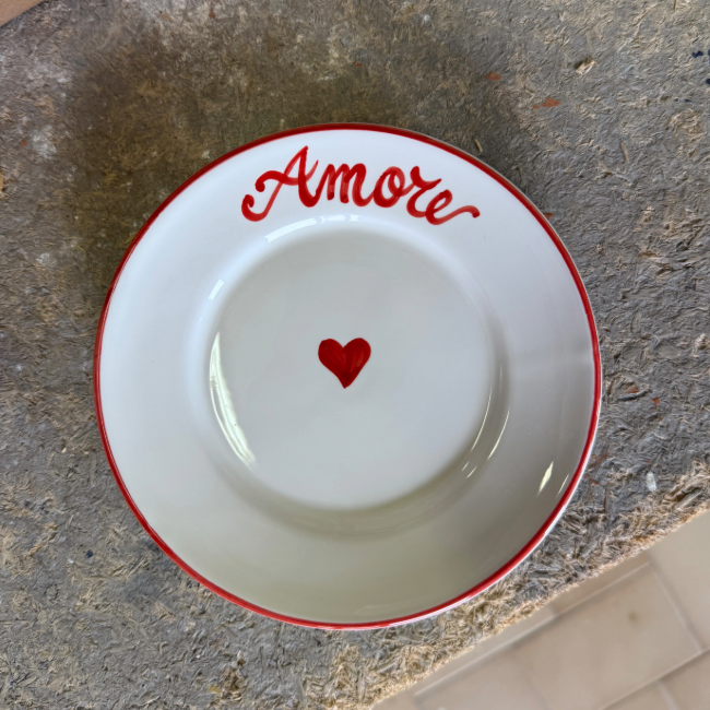 Assiette La Famiglia 16 cm Amore