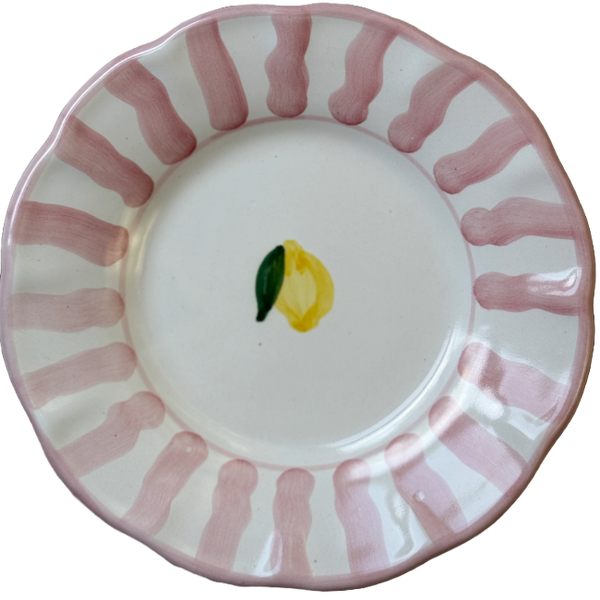 Capri Plate 20 cm Pink
