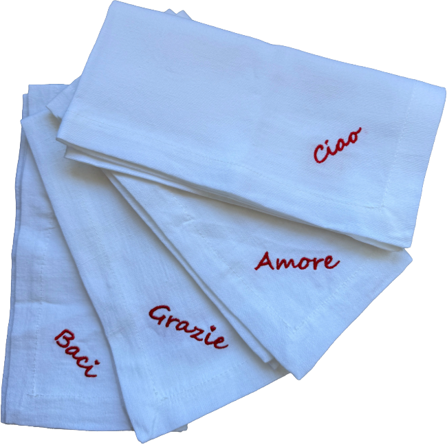 Set of 4 Towels Ma che Dici?