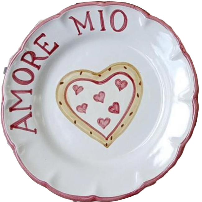 Assiette 20 cm Pizza Popolo x Bonton