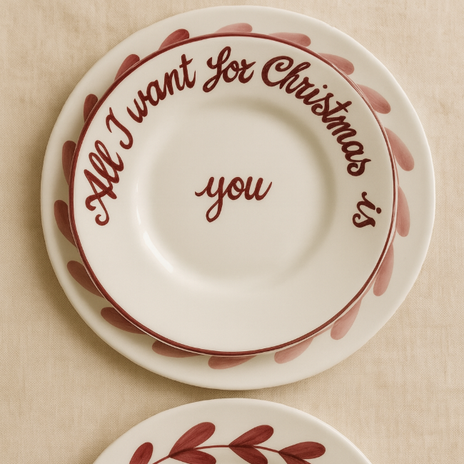 Assiette Cesare 25 cm Rose