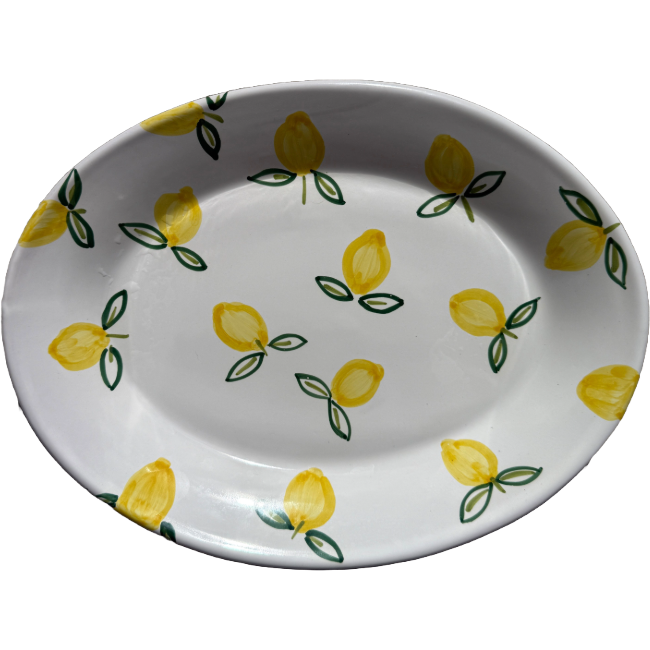 Plat Ovale Citrons POPOLO x BONTON