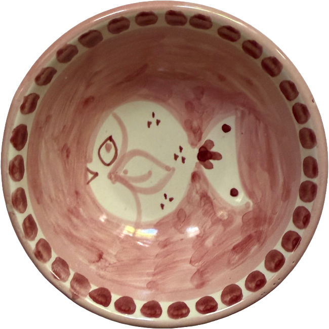 Bol Amalfi 11 cm Poisson Rose