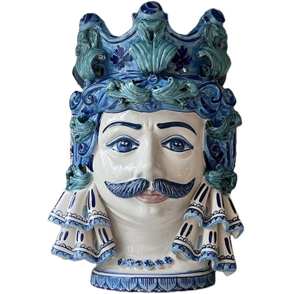 Large Sicilian Corona men's vase