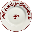 Assiette 20 cm ALL I WANT FOR CHRISTMAS
