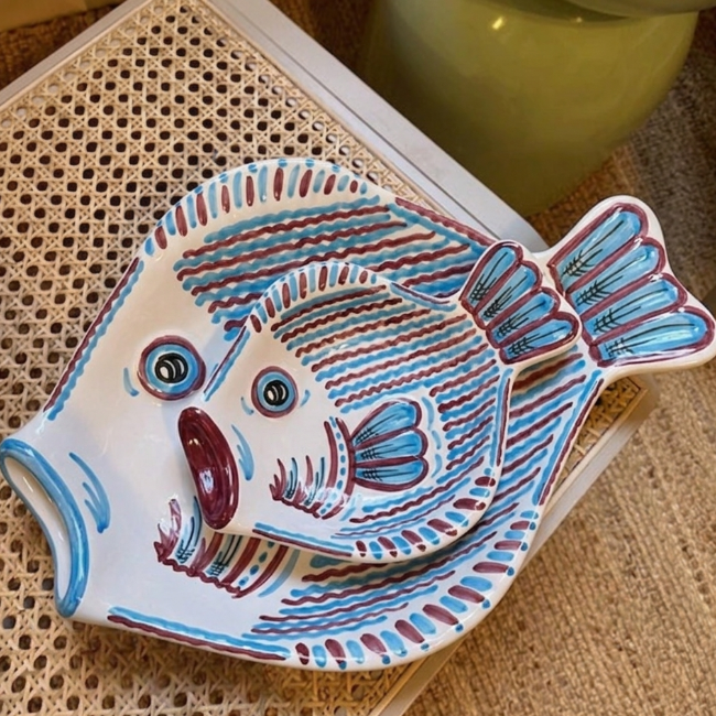 Plat Poisson Portofino Turquoise