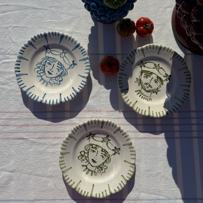 Assiette Re Di Sicilia 20cm Homme Étoile de mer