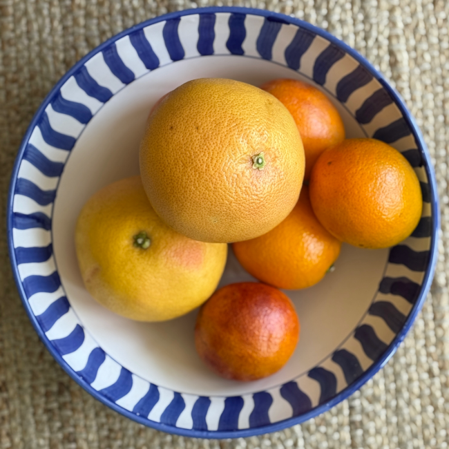 Capri Salad Bowl 30 cm Blue
