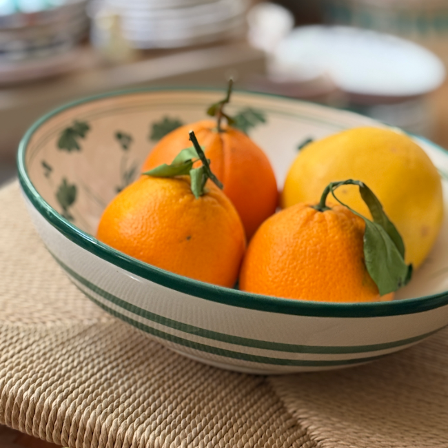 Grand Saladier Colomba Vert 30 cm