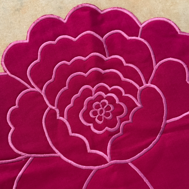 Set de Table Pivoine Rose