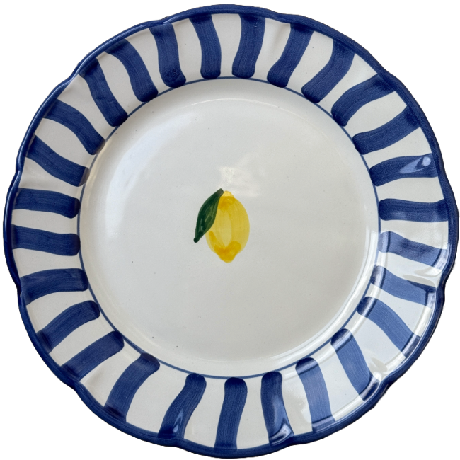 Assiette Capri 20 cm Bleu