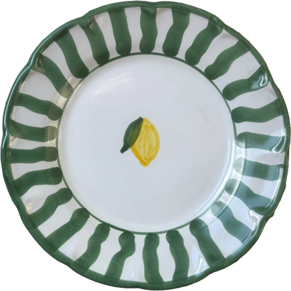 Capri Plate 20 cm Green