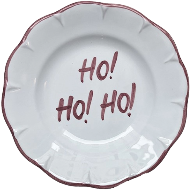 Plate 20cm Ho ho ho