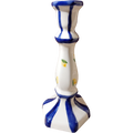 Bougeoir Capri Bleu 20cm