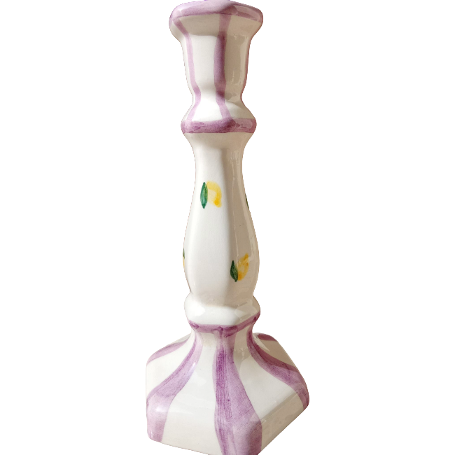 Bougeoir Capri Violet 20cm