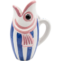 Amico Carafe Poisson Rayures Bleue