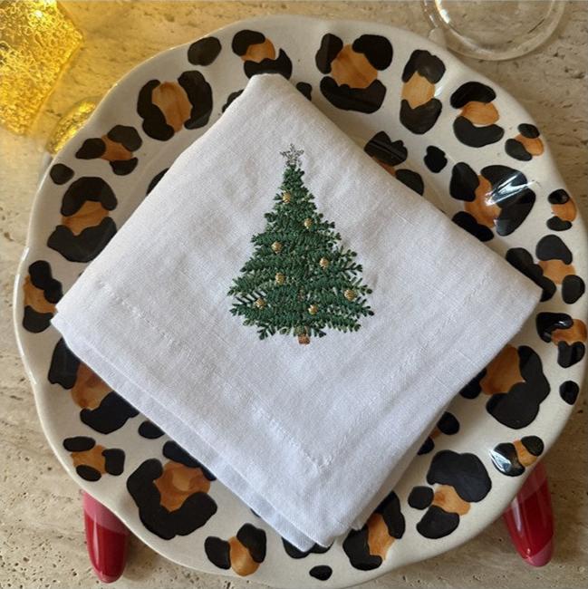Serviettes de table Noël - Lot de 4