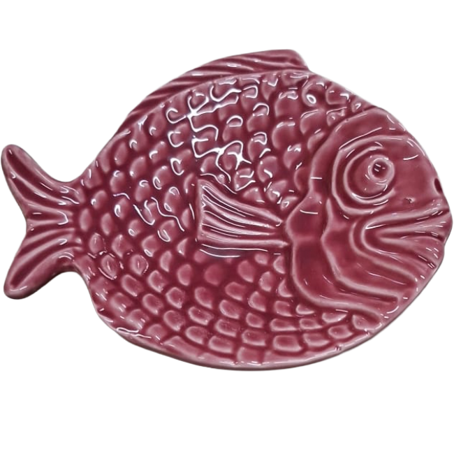 Mini plat poisson bordeaux 10,5cm