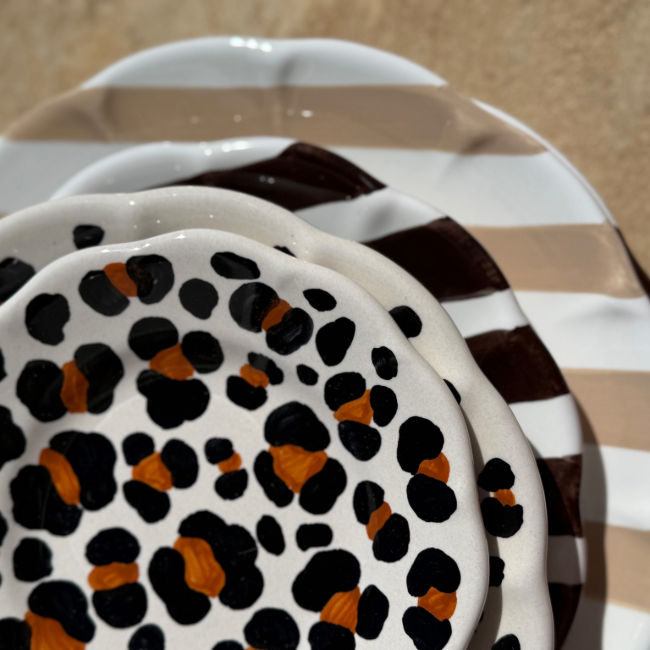 Assiette Leopardo 16 cm