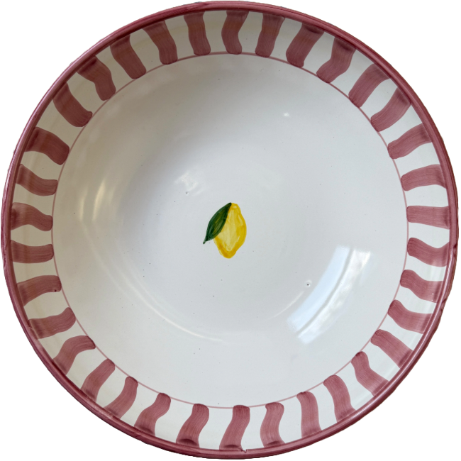 Capri Bowl Bordeaux 30 cm