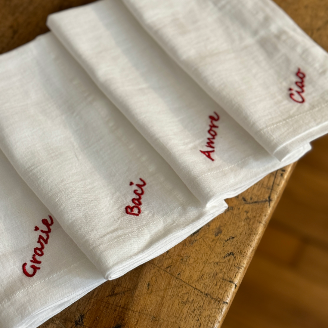 Set of 4 Towels Ma che Dici?