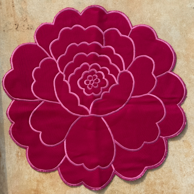 Set de Table Pivoine Rose
