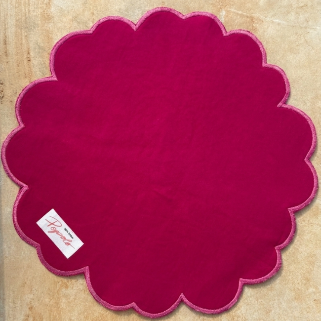 Set de Table Pivoine Rose