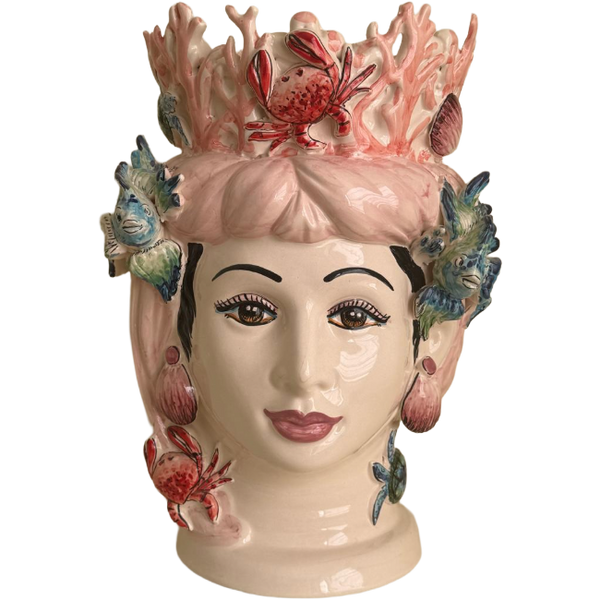 Large Sicilian Mare Vase for Women  